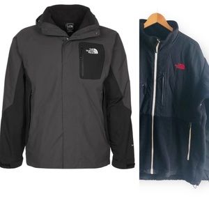 The North Face Atlas Triclimate Hyvent detachable DENALI fleece Lining jacket XL